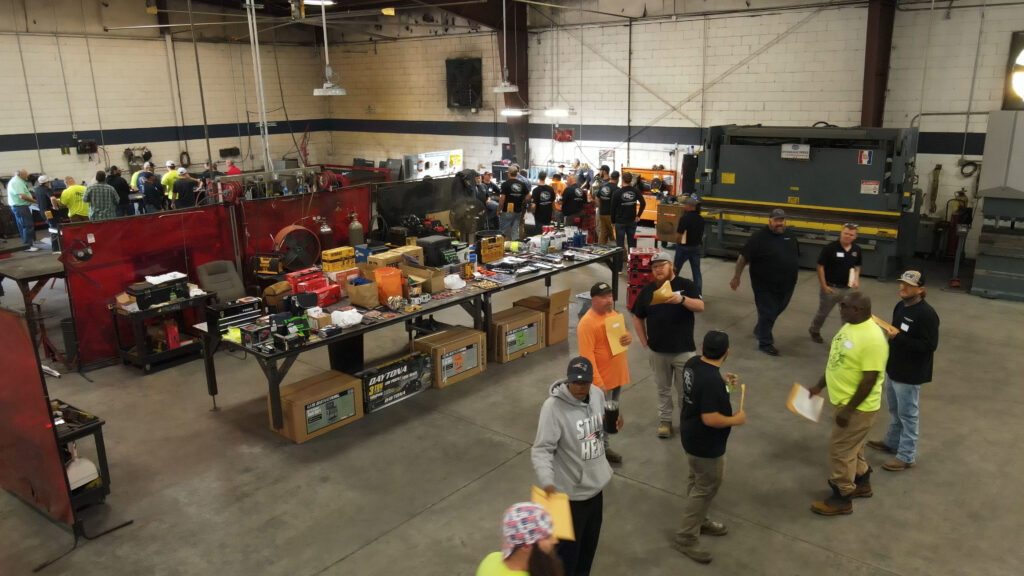 PEC employees gathered for safety training